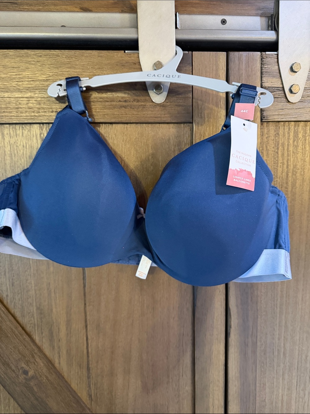 Cacique Navy Blue Smooth T-Shirt Bra
